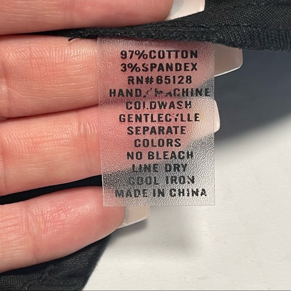 Luii Black Cotton Studded Moto Jacket/Shirt - Picture 8 of 8